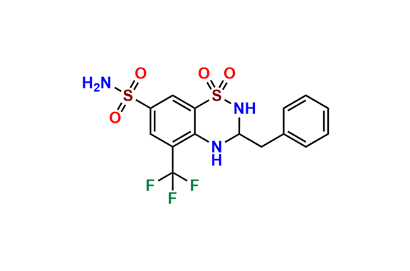 3-Benzyl-5-(trifluoromethyl)-3,4-dihydro-2H-benzo[e][1,2,4]thiadiazine-7-sulfonamide 1,1-dioxide