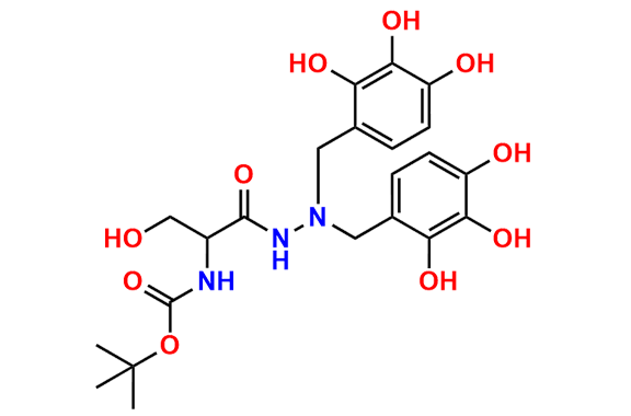 tert-Butyl (1-(2,2-bis(2,3,4-trihydroxybenzyl)hydrazinyl)-3-hydroxy-1-oxopropan-2-yl)carbamate