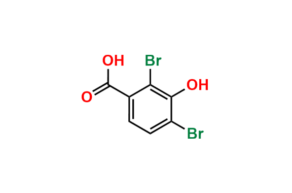 2,4-Dibromo-3-hydroxybenzoic Acid