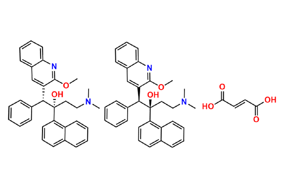 Bedaquiline Impurity 2 (Mixture) Fumarate Salt