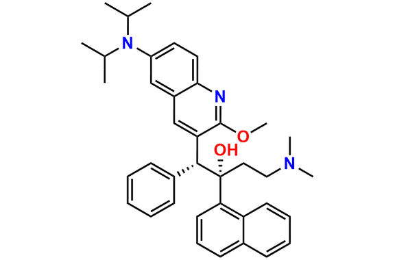 (1R,2S)-1-(6-(Diisopropylamino)-2-methoxyquinolin-3-yl)-4-(dimethylamino)-2-(naphthalen-1-yl)-1-phenylbutan-2-ol