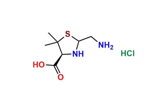 (4S)-2-(Aminomethyl)-5,5-dimethylthiazolidine-4-carboxylic acid hydrochloride