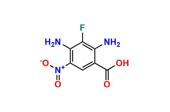 2,4-Diamino-3-fluoro-5-nitrobenzoic Acid