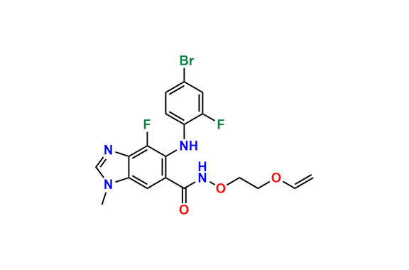 5-((4-Bromo-2-fluorophenyl)amino)-4-fluoro-1-methyl-N-(2-(vinyloxy)ethoxy)-1H-benzo[d]imidazole-6-carboxamide