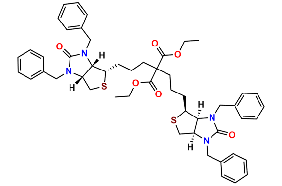 Diethyl 2,2-bis(3-((3aS,4S,6aR)-1,3-dibenzyl-2-oxohexahydro-1H-thieno[3,4-d]imidazol-4-yl)propyl)malonate