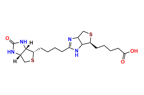 5-((6S)-2-(4-((3aS,4S,6aR)-2-Oxohexahydro-1H-thieno[3,4-d]imidazol-4-yl)butyl)-3a,4,6,6a-tetrahydro-1H-thieno[3,4-d]imidazol-6-yl)pentanoic Acid