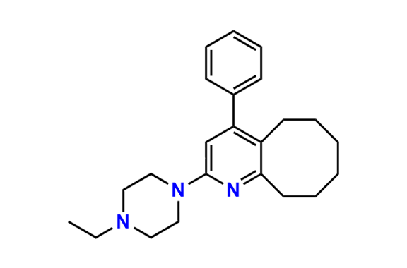 2-(4-Ethylpiperazin-1-yl)-4-phenyl-5,6,7,8,9,10-hexahydrocycloocta[b]pyridine