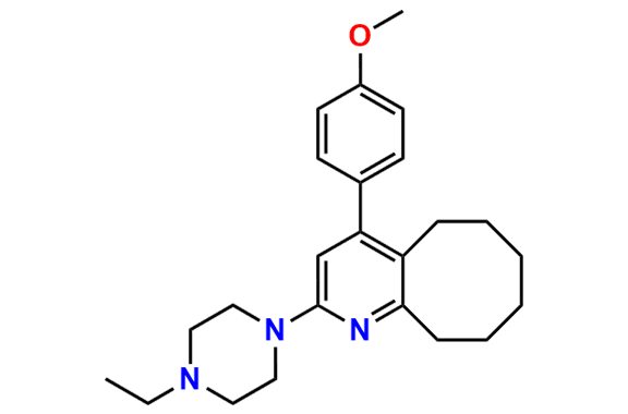 2-(4-Ethylpiperazin-1-yl)-4-(4-methoxyphenyl)-5,6,7,8,9,10-hexahydrocycloocta[b]pyridine