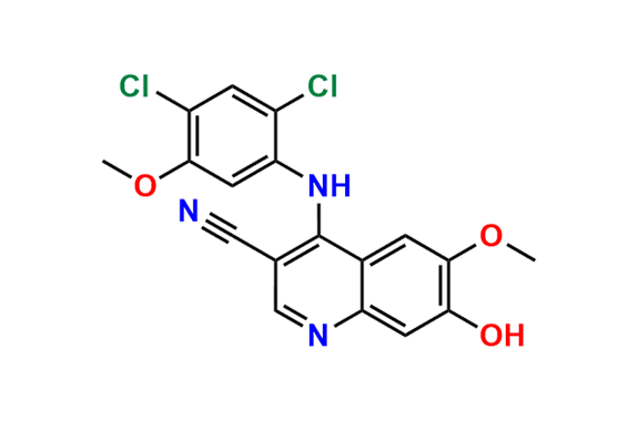 4-[(2,4-Dichloro-5-methoxyphenyl)amino]-7-hydroxy-6-methoxy-3-quinolinecarbonitrile