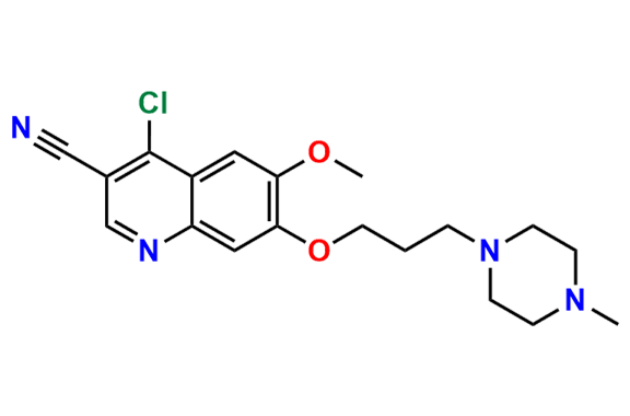 4-Chloro-6-methoxy-7-(3-(4-methylpiperazin-1-yl)propoxy)quinoline-3-carbonitrile
