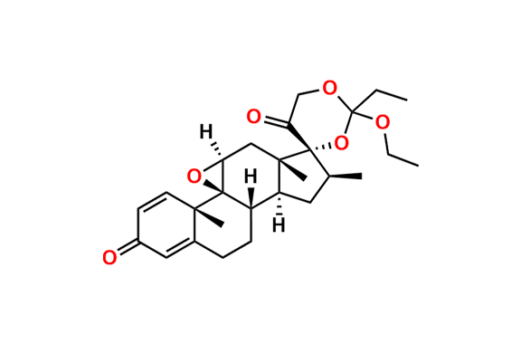 (4aS,4bS,5aS,6aS,7R,8S,9aS,9bS)-2\'-Ethoxy-2\'-ethyl-4a,6a,8-trimethyl-5a,6,6a,8,9,9a,9b,10-octahydro-11H-spiro[cyclopenta[1,2]phenanthro[4,4a-b]oxirene-7,4\'-[1,3]dioxane]-2,5\'(4aH)-dione