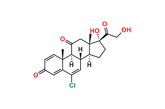 (8S,9S,10R,13S,14S,17R)-6-Chloro-17-hydroxy-17-(2-hydroxyacetyl)-10,13-dimethyl-9,10,12,13,14,15,16,17-octahydro-3H-cyclopenta[a]phenanthrene-3,11(8H)-dione