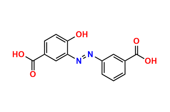 3-((3-Carboxyphenyl)diazenyl)-4-hydroxybenzoic Acid