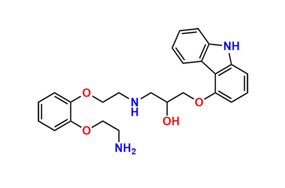 O-Desmethyl O-Aminoethyl Carvedilol