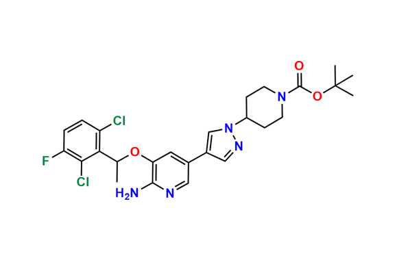 tert-Butyl 4-(4-(6-amino-5-(1-(2,6-dichloro-3-fluorophenyl)ethoxy)pyridin-3-yl)-1H-pyrazol-1-yl)piperidine-1-carboxylate