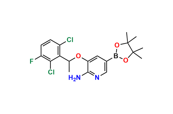 3-(1-(2,6-Dichloro-3-fluorophenyl)ethoxy)-5-(4,4,5,5-tetramethyl-1,3,2-dioxaborolan-2-yl)pyridin-2-amine
