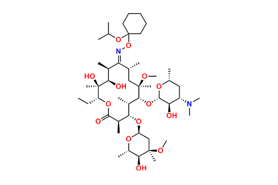 6-O-Methylerythromycin A 9-(E)-O-(1-isopropoxycyclohexyl)-oxime