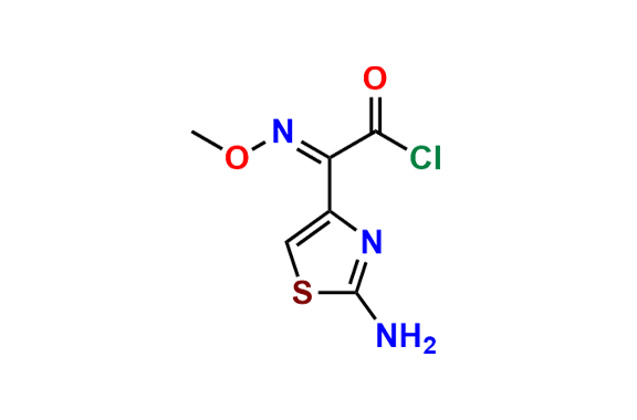 (E)-2-(2-Aminothiazol-4-yl)-2-(methoxyimino)acetyl Chloride