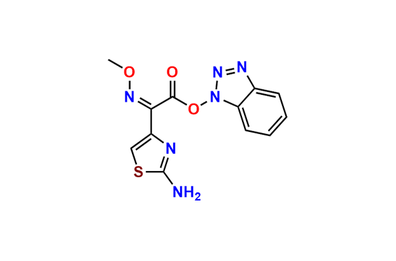 1-Benzotriazolyl-(Z)-2-(2-aminothiazol-4-yl)-2-methoxyiminoacetate