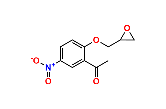 5-Nitro-2-(oxiranylmethoxy)acetophenone