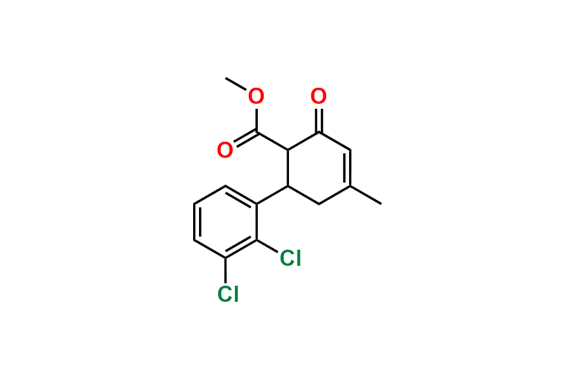 Methyl 2\',3\'-dichloro-5-methyl-3-oxo-1,2,3,6-tetrahydro-[1,1\'-biphenyl]-2-carboxylate