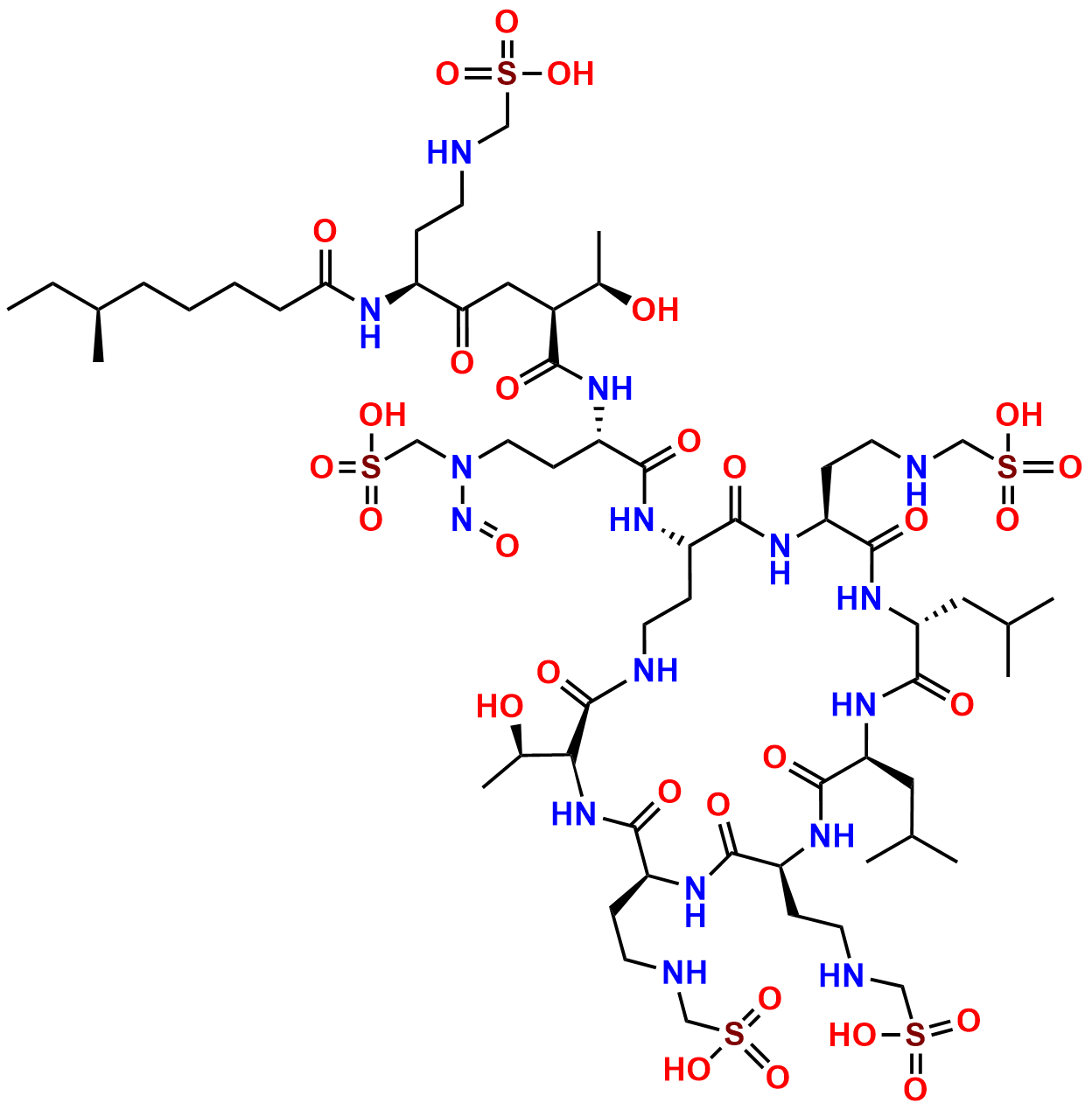 N-Nitroso colistin a Hydrogen Methanesulfonate 1