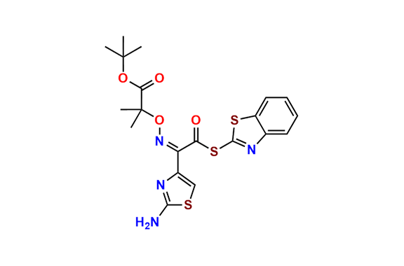 (Z)-tert-Butyl 2-(((1-(2-aminothiazol-4-yl)-2-(benzo[d]thiazol-2-ylthio)-2-oxoethylidene)amino)oxy)-2-methylpropanoate