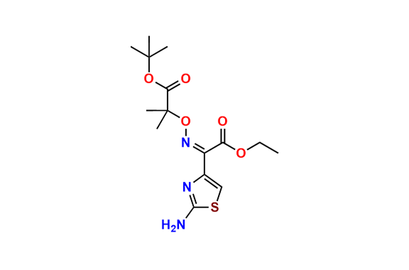 (Z)-tert-Butyl 2-(((1-(2-aminothiazol-4-yl)-2-ethoxy-2-oxoethylidene)amino)oxy)-2-methylpropanoate