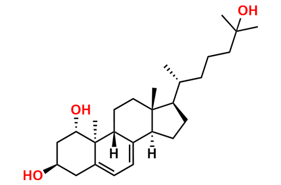 (1S,3R,9R,10S,13R,14R,17R)-17-((R)-6-Hydroxy-6-methylheptan-2-yl)-10,13-dimethyl-2,3,4,9,10,11,12,13,14,15,16,17-dodecahydro-1H-cyclopenta[a]phenanthrene-1,3-diol