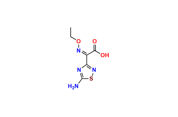 (Z)-2-(5-Amino-1,2,4-thiadiazol-3-yl)-2-(ethoxyimino)acetic Acid