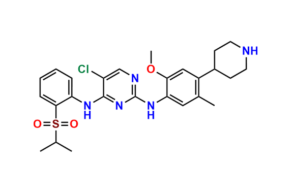 5-Chloro-N4-(2-(isopropylsulfonyl)phenyl)-N2-(2-methoxy-5-methyl-4-(piperidin-4-yl)phenyl)pyrimidine-2,4-diamine