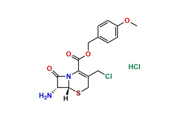7-Amino-3 chloromethyl-3-cephem-4-carboxylic Acid p-Methoxybenzyl Ester Hydrochloride