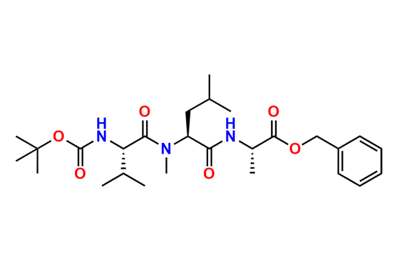 Benzyl N-((tert-butoxycarbonyl)-L-valyl)-N-methyl-L-leucyl-L-alaninate