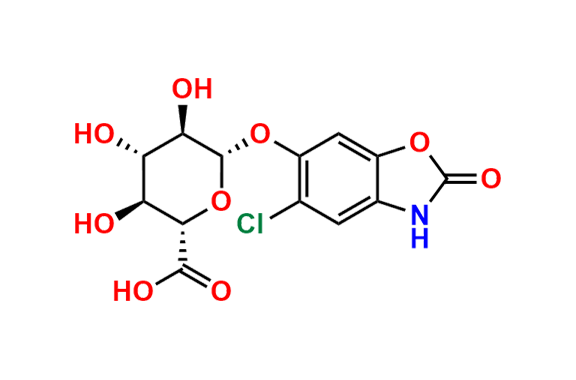 5-Chloro-2,3-dihydro-2-oxo-6-benzoxazolyl beta-D-Glucopyranosiduronic Acid