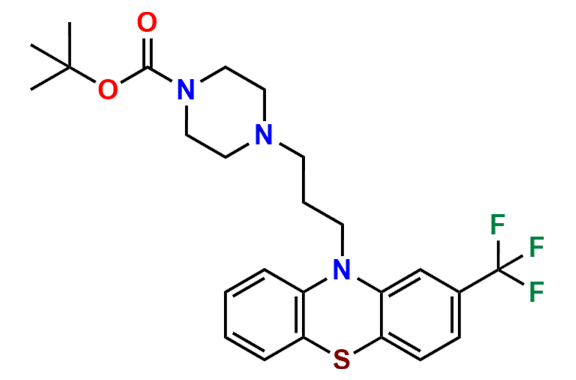 tert-Butyl 4-(3-(2-(trifluoromethyl)-10H-phenothiazin-10-yl)propyl)piperazine-1-carboxylate