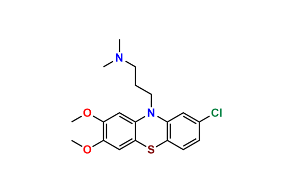 3-(8-Chloro-2,3-dimethoxyphenothiazin-10-yl)-N,N-dimethylpropan-1-amine