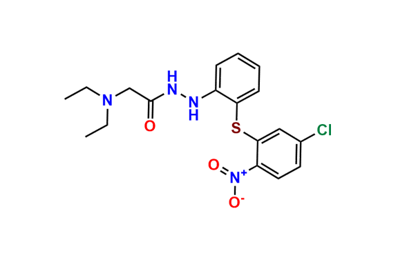 N\'-(2-((5-Chloro-2-nitrophenyl)thio)phenyl)-2-(diethylamino)acetohydrazide