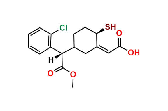 Clopidogrel thiol metabolite H4