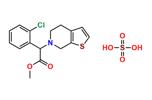 Methyl 2-(2-chlorophenyl)-2-(4,7-dihydrothieno[2,3-c]pyridin-6(5H)-yl)Acetate Sulfate