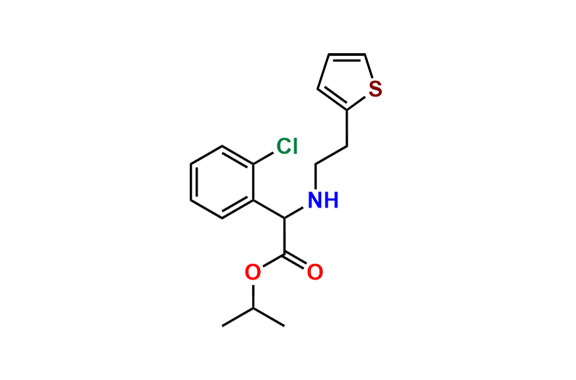 Isopropyl 2-(2-chlorophenyl)-2-((2-(thiophen-2-yl)ethyl)amino)acetate