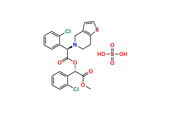 (S)-1-(2-Chlorophenyl)-2-methoxy-2-oxoethyl (R)-2-(2-chlorophenyl)-2-(6,7-dihydrothieno[3,2-c]pyridin-5(4H)-yl)acetate sulfate