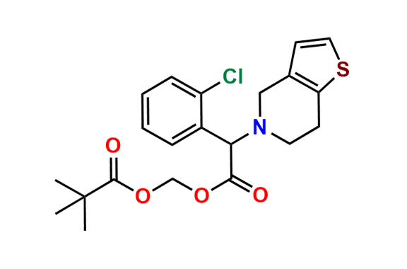 rac Clopidogrel [(tert-Butylcarbonyl)oxy]methyl ester