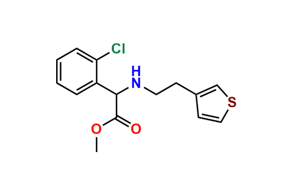Methyl 2-(2-chlorophenyl)-2-((2-(thiophen-3-yl)ethyl)amino)acetate