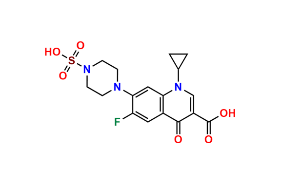 Ciprofloxacin Piperazinyl-N4-sulfate