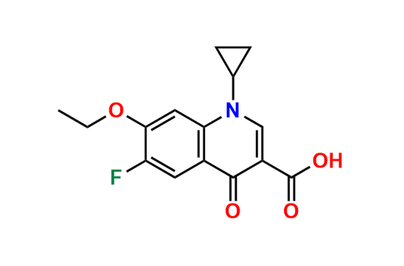 1-Cyclopropyl-7-ethoxy-6-fluoro-4-oxo-1,4-dihydroquinoline-3-carboxylic Acid