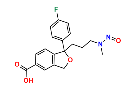 N-Nitroso N-Desmethyl Citalopram Carboxylic Acid