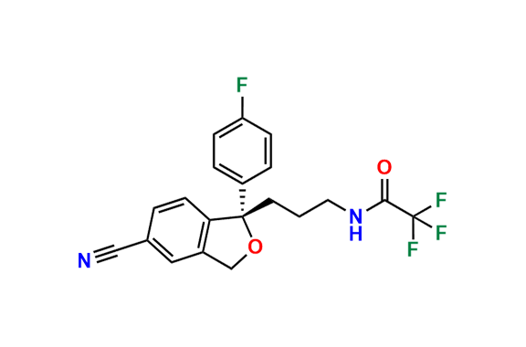 S-(+)-N-Trifluoroacetodidemethyl Citalopram