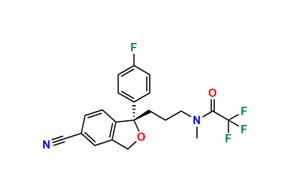 S-(+)-N-Trifluoroacetodesmethyl Citalopram