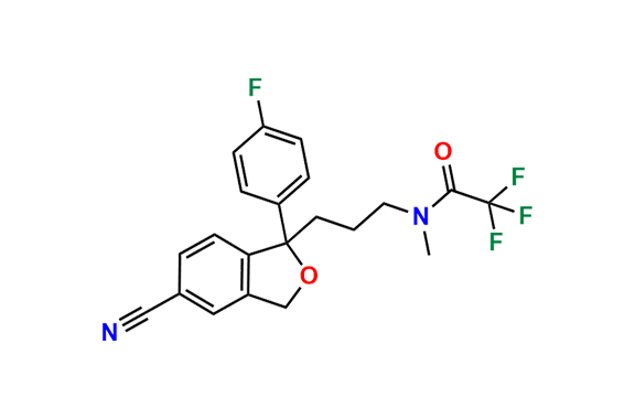 rac-N-Trifluoroacetodesmethyl Citalopram