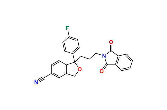 1-(3-(1,3-Dioxoisoindolin-2-yl)propyl)-1-(4-fluorophenyl)-1,3-dihydroisobenzofuran-5-carbonitrile